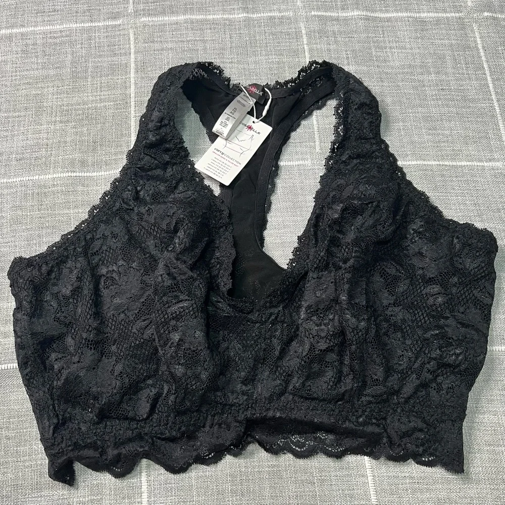 Cosabella Black Lace Bralette XL - Picture 3 of 11